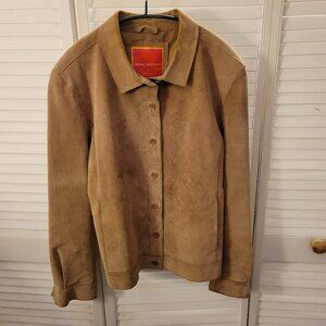 Isaac Mizrahi Tan Suede Jacket